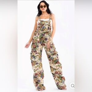 Floral Print Jumpsuit